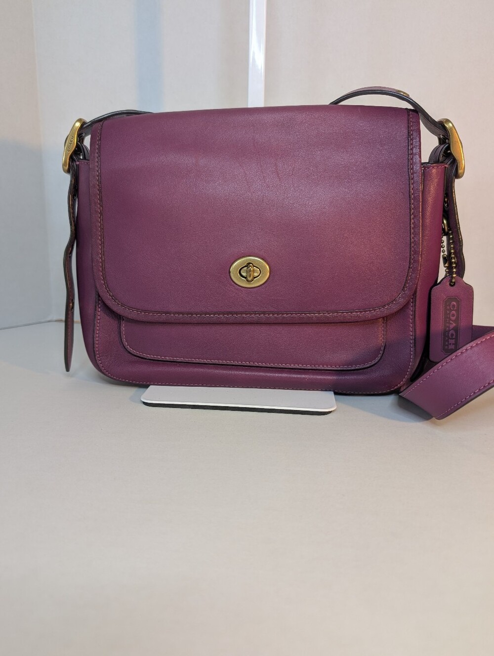 🌺 RARE Coach Originals Rambler Re-Issue HIBISCUS Glovetanned Leather 89127 🌺